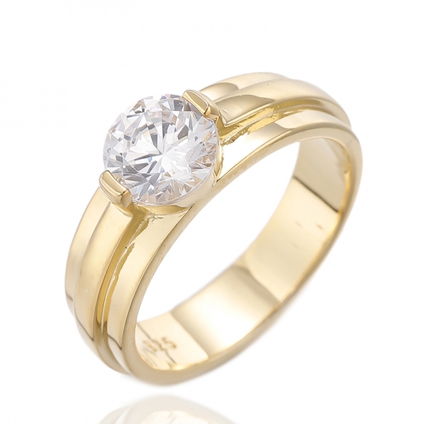 ローズゴールドメッキのラウンドモルガナイトナノシルバーリング 